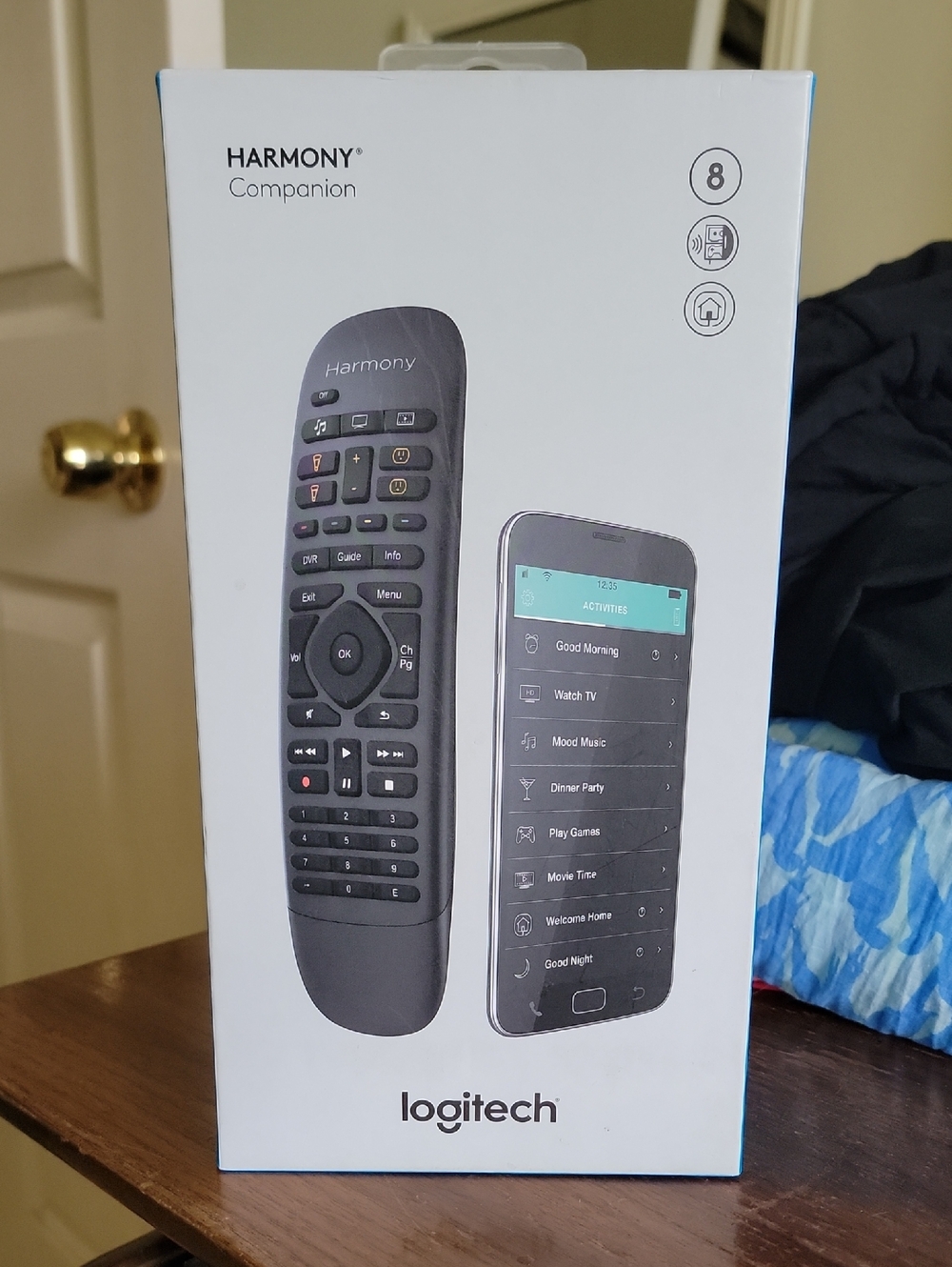 Logitech Harmony Companion Remote - Black and Silver Accents